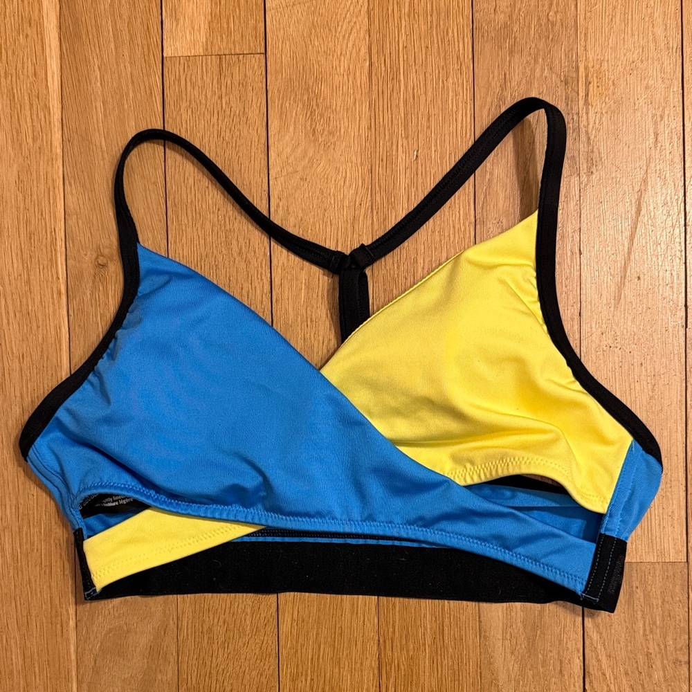 Victoria’s Secret Colorblock Women's Bralette - Blue and Yellow